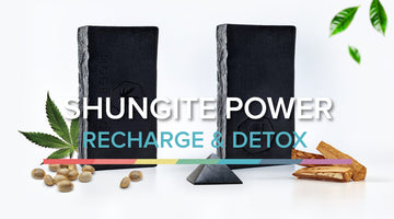 SHUNGITE SOAPS: DETOX & RECHARGE